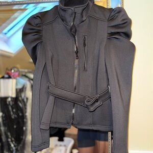 Zara Black Puffed Sleeve Jacket